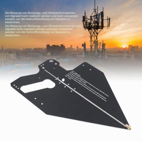 Log Periodic Antenna 0.1-12GHz Wireless Multiband Directional Antenna Outdoor Passive Antenna with High Gain for Signal Measurement, Bearing