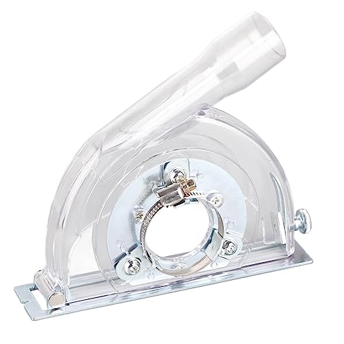 Fafeicy Angle Grinder Dust Shroud, 100-150mm Fitment, 32mm Extraction Port