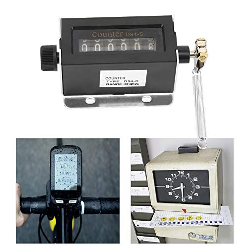 D94-S 6-Digit Resettable Mechanical Draw Counter Digital Length Counter 0-999999 for Machine Quantity Log