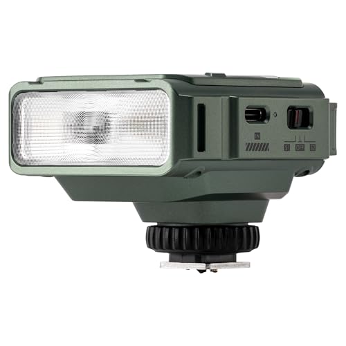 VILTROX Spark Z3 TTL On-Camera Flash for Nikon, GN16 Mini Camera Flash Speedlite with 26W Output, 7-Step Manual Flash Control, 1s Fast Recycle, 650 Full-Power Flashes, Softbox Included (Green) Green Z3 TTL Flash for Nikon