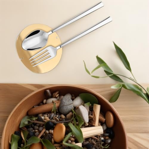 Luxshiny 2 pcs Spoon Rest Wear-Resistant Scoop Holder for Restaurant Tables Compact Tableware Stand for Chopsticks Spoons and Utensils 3.93 X 3.14 X 0.98 in Easy to Clean