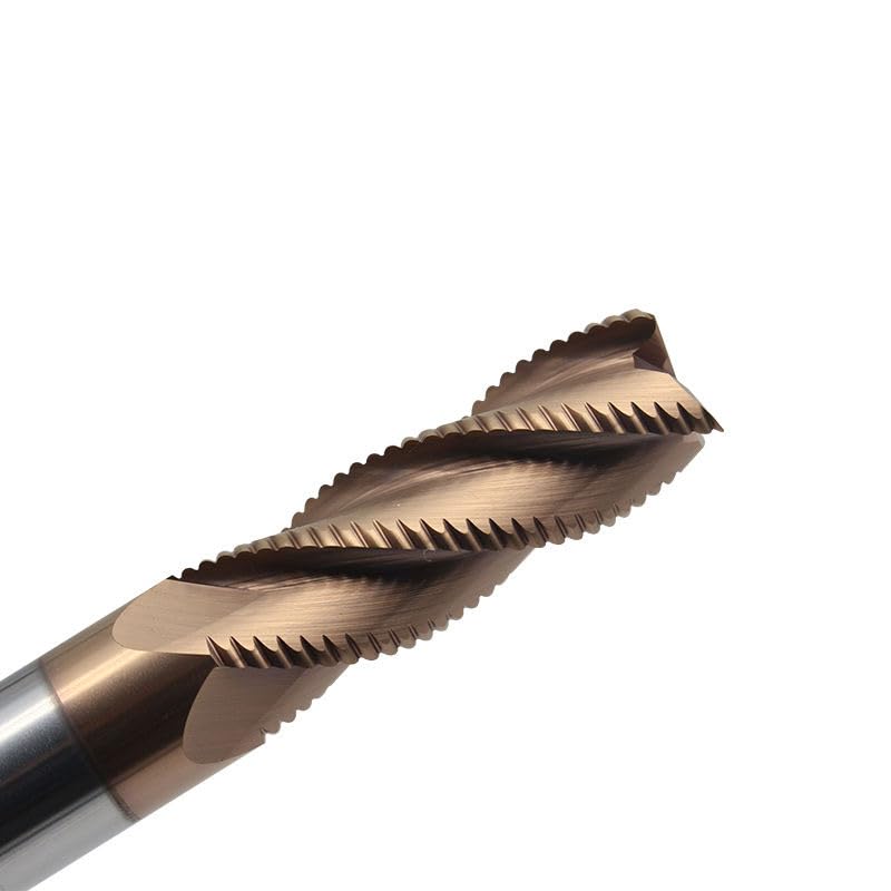 [Australia - AusPower] - 1/2" Carbide Roughing End Mill - 4 Flute - 1/2'' Shk Dia, 3'' Oal - for Alloy Steels/Hardened Steels 1/2‘’ 