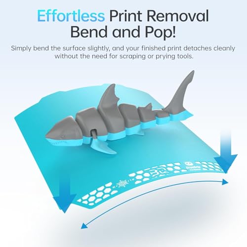 BIQU CryoGrip Pro Glacier-Original Panda Build Plate, Double Sided Spring Steel Sheet for Bambu-Lab A1 Mini Printer, Upgrade Build Plate, Firm Adhesion, 184x184mm 184*184mm