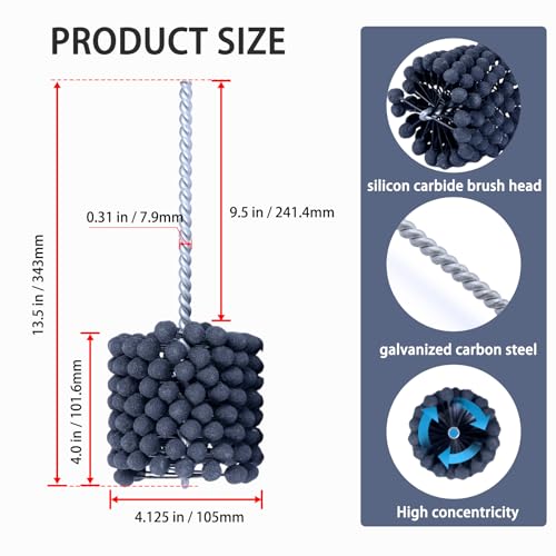 Flexible Cylinder Hone Brush Engine Honing Deburring Deglazing Tool 4.125”