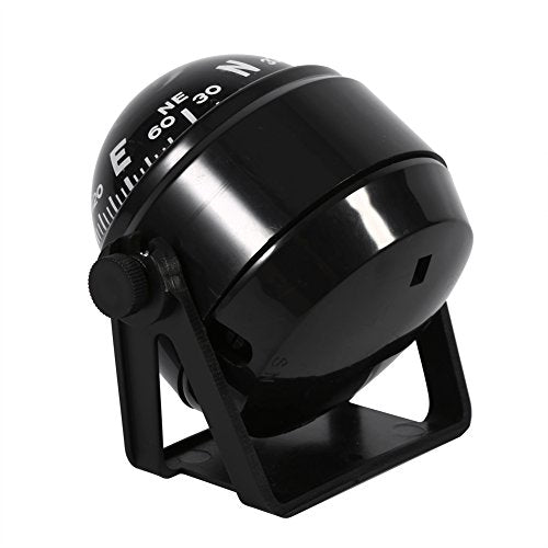 Keenso Waterproof Sea Marine Bracket Mount Voyager Hiking and Camping Fits Boat Caravan Truck Black