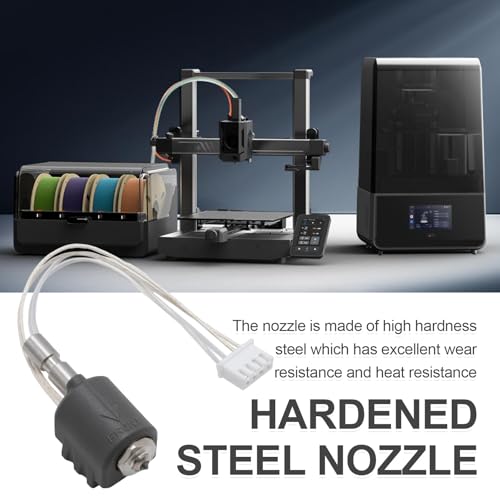 Hotend Kit Replacement for Anycubic Kobra 3 Max, Quick Swap Hardened Steel Nozzle, High Flow High Speed Hot End Assembled Kit for Kobra 3 Max Combo 3D Printers