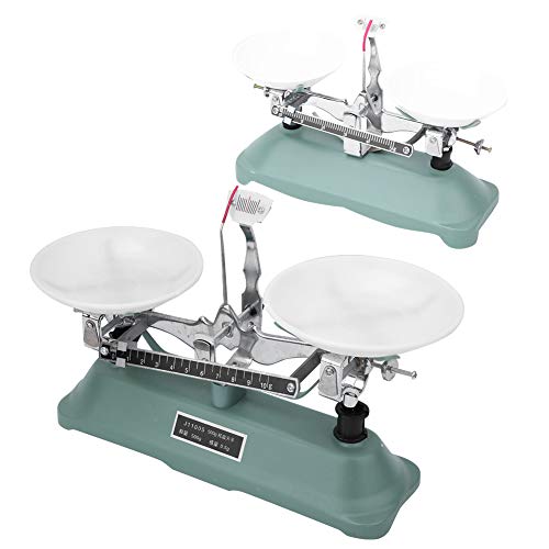 [Australia - AusPower] - Fdit Mechanical Scales Double Tub Scales Tray Table Scales for Laboratory Lessons Physics Accessories Various Weights (100 g) 100G 