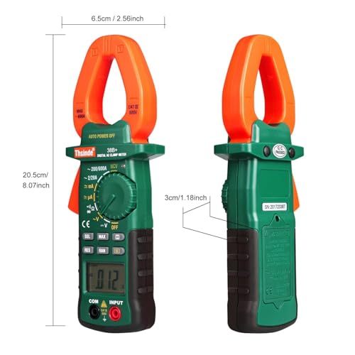 High Accuracy Clamp Multimeter red