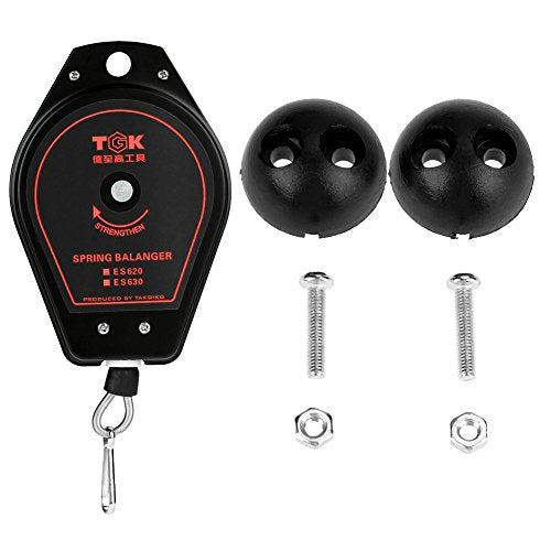 Spring Scale Retractable 0.6 to 2.0 kg Capacity Heavy Duty Hanging Tool Holder ES620 (Black) | Hanging Tool Holder Heavy Duty Assembly Line Assembly