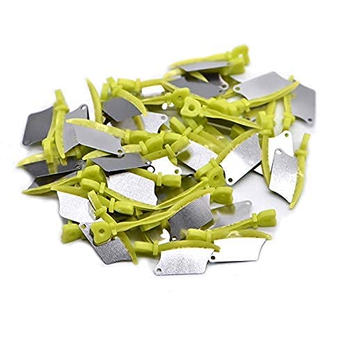 [Australia - AusPower] - Dental Wedge Guard with Metal Plastic Knife and Protection Matrix for Teeth Interproximal Area 50pcs/box (MEDIUM) 