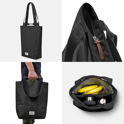 BLACK + BLUM Unisex Insulated Tote Bag 40 cm x 14 cm x 42 cm Black