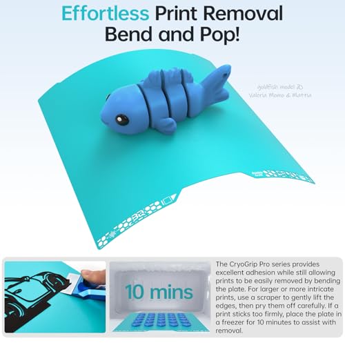 BIQU CryoGrip Pro Glacier Build Plate for Bambu-Lab H2C 3D Printer,346x355mm 346*355mm-H2C CryoGrip Pro Glacier-Original