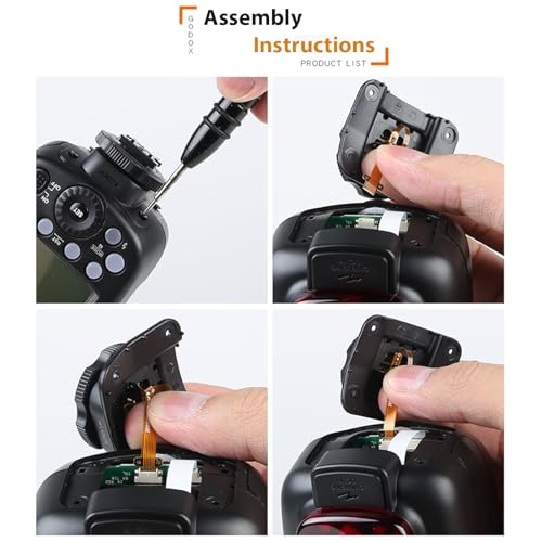 Godox V1N V860III-N Hot Shoe Replacement, Upgraded Metal Mounting Foot for Nikon Flash Repair, Compatible with V1-N / V860III-N / V850III-N V1N Hot Shoe For Nikon