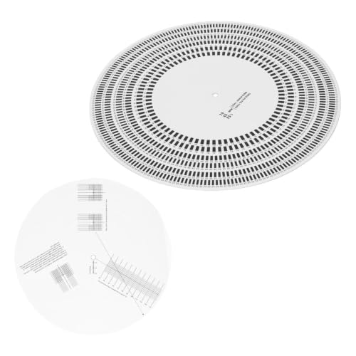 Anu Limen turntable stroboscope disc for 33, 45, and 78 RPM vinyl record player speed calibration