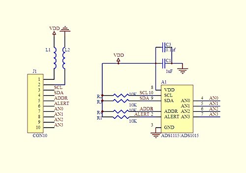 [Australia - AusPower] - HiLetgo ADS1015 12 Bit Analog to Digital Development Board ADC Converter Module ADC Development Board for Arduino 