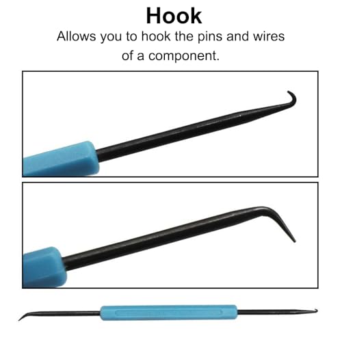 6 in 1 Welding Tool Kit, Double Sided Soldering Assistence Disassembly Tool, PCB Cleaner, PCB Repair Kit (Blue)