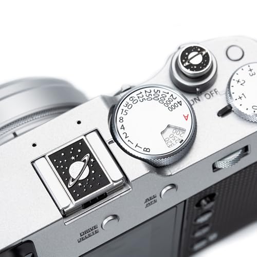 Camera Metal Hot Shoe Cover Shutter Buttons Protector Set for Nikon z30/z50/d810 for Fujifilm X100VI X-T30 X-Pro3 X-Pro2 (Aluminium Set) aluminium set