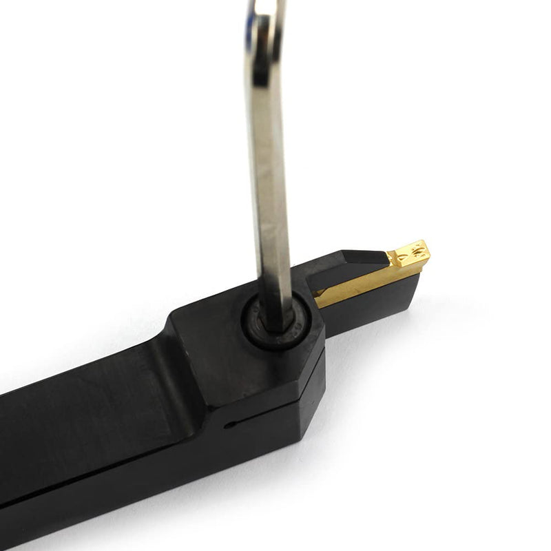 [Australia - AusPower] - OSCARBIDE 5/8''x5/8"External Parting Grooving Cut-Off Tool Holder MGEHR10-3B with 10 pieces Carbide Inserts MGMN300 for Cutting Steel 
