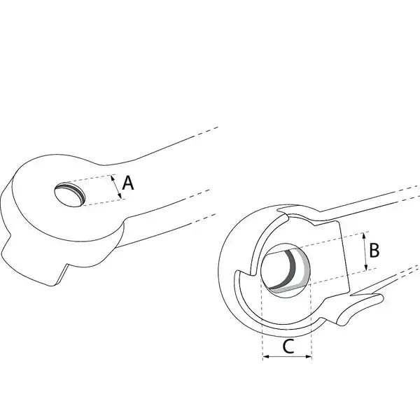 [Australia - AusPower] - cyclingcolors 2 x lever handle for ball valve, red lever, steel water tap, single lever handle, shut-off valve, ball drain valve, 3/8 inch 