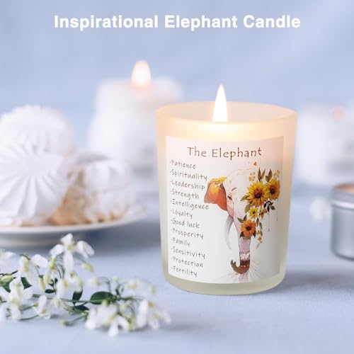 Elephant Gifts for Women, Sunflower Gifts for Mother,Unique Elephant Birthday Gifts for Daughter,Animal Lovers,Wine Tumbler Set for Mother's Day, Wedding