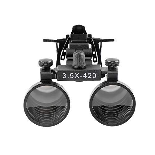 [Australia - AusPower] - Magnifying Loupes 3.5X 420mm Binocular Optical Glasses Magnifier with Metal Clip 
