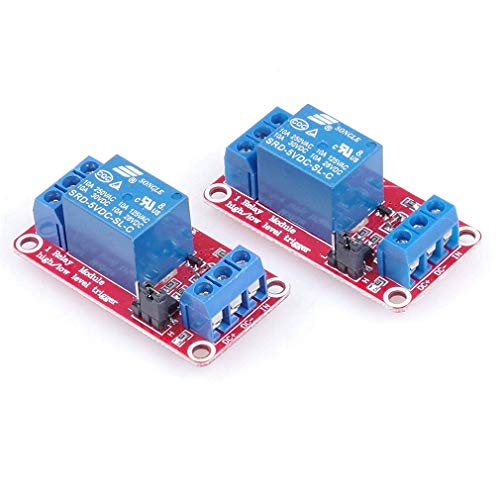 Hailege 2 x 5 V single-channel relay module relay switch with OPTO insulation, high low level trigger