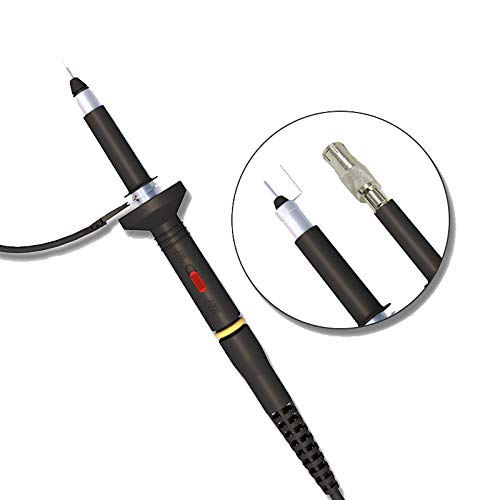 [Australia - AusPower] - Universal Oscilloscope Probe with Accessories Kit 200MHz Oscilloscope Clip Probes with BNC to Minigrabber Test Lead Kit 