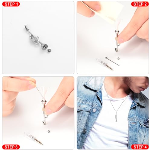 memorial jewelry Unique Trumpet Cremation Pendant Ashes Urn for Pet/Human Keepsake Necklace Steel
