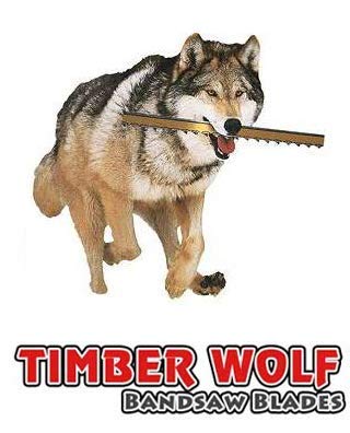Timber Wolf Bandsaw Blade 1/2" x 93 1/2", 3-4 TPI Variable Positive Claw