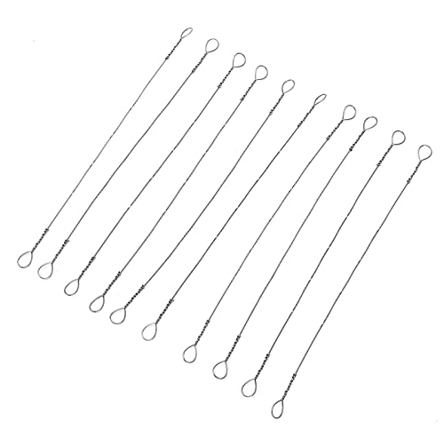 Fafeicy 10-Piece 150mm Wire Saw Blade, Mini Carbon Steel Saw Strips for Cutting Soft Metals, Softwoods, Plastics and Acrylic, Saw Blade