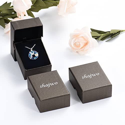 shajwo Hummingbird Urn Necklaces for Ashes Blue