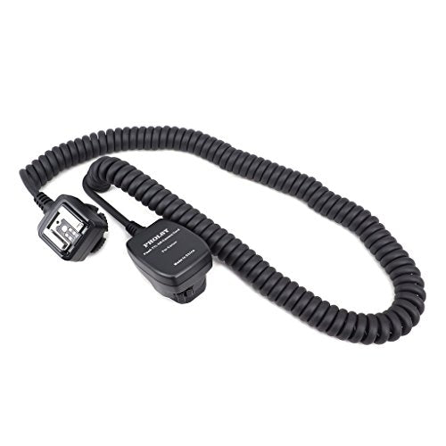 PHOLSY E-TTL Off Camera Flash Speedlite Sync Cord Compatible with Canon