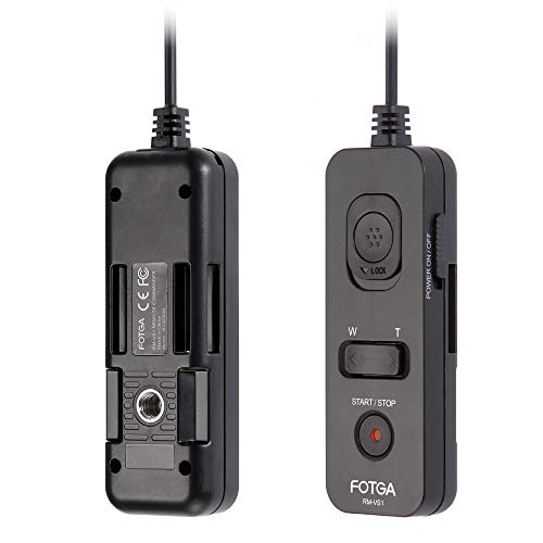 Fotga 59Inch RM-VPR1 Remote Control Shutter Release Cable for Sony A1 A9 A7 A7S A7RV A7R II III IV A9III A6500 A6600 RX100 M7 RX100M6 M4 M5 RX10M3 M4 A77 A99 II FDR-AX700 FX2 FX3 FX30 ZV-1 RM-VPR1 for Sony