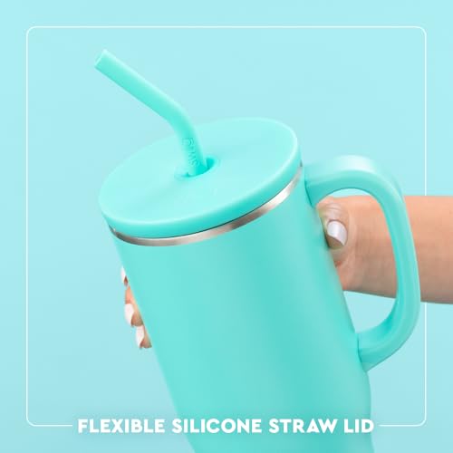 Swig Life 40oz Insulated Mega Mug with Handle & Straw, Boo Crew Mummy 40 Ounces