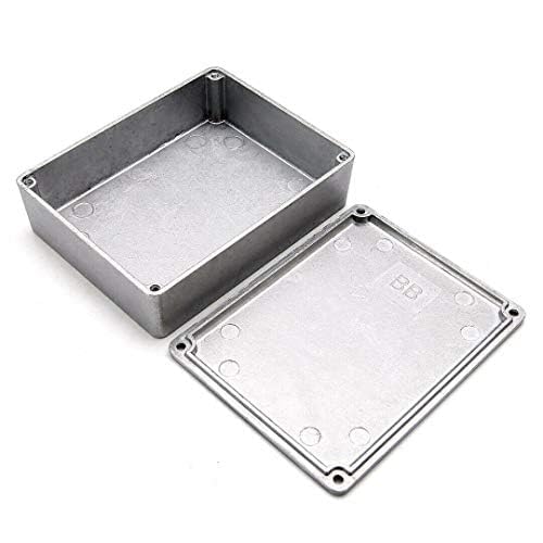 Supertool Die-Cast Aluminum Waterproof Electronics Project Enclosure for External Power Supply (1Pcs-1590B 122x66x39.5mm) 1590B+ 122 x 66 x 39.5mm
