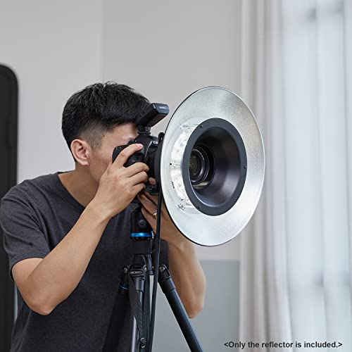 GODOX Reflector with Silver Interior Beauty Dish RFT-25S for Godox R200 Ring Flash Head