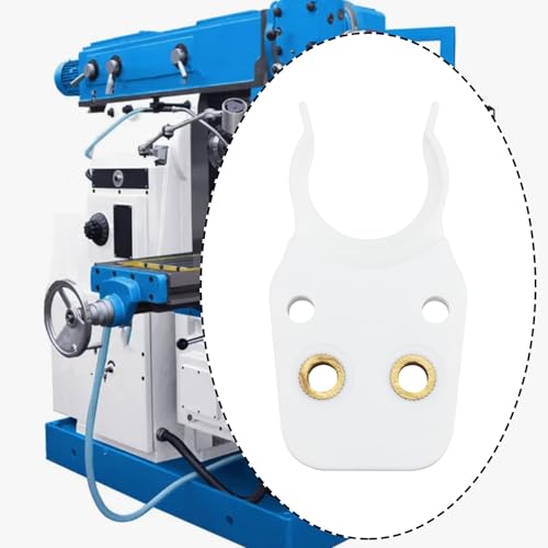 2Pcs Milling Machine Tool Holder Clamp with Centering Claw Attachment ISO20 84x27mm White