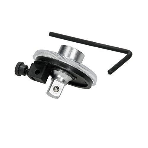 Torque Rotating Gauge Rotary Angle Gauge Rotary Angle Measuring Device 1/2-Inch Socket Spanner Torque Torque Spanner 1 Socket Angle Finder Protractor Measuring Device