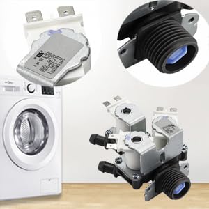 [Australia - AusPower] - 5221ER1003A 5220FR2075L Water Inlet Valve Replacement for LG Tromm & Ken.more Front Load Washers - Replaces 5221ER1003C 5221ER1003D Assembly by TOMOON 