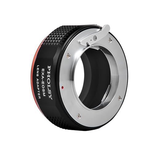 PHOLSY Lens Mount Adapter Compatible with Exakta Lens and Canon EF-M Camera Exakta to EOS M