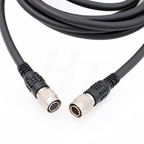 HangTon 12 Pin Hirose Male to Female Cable for Sony XC DXC CCXC Hitachi Panasonic GP Camera, 12V DC Power Video HD VD 10m