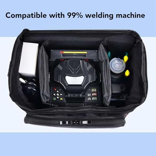 ZJchao nylon fusion splicer bag with rain cover and rope for organizing optical fiber splice tools
