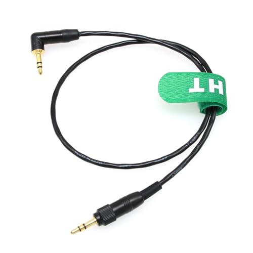 Audio Cable Locking 3.5mm 1/8" to 3.5mm for Sennheiser EK 500 G4 Sony UWP D21 URX Receiver to Camera Recorder Mixer Phone 20" 1/8" locking to 1/8" RA 50cm