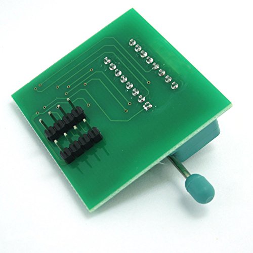 DollaTek 1.8 V Adapter for iPhone or Motherboard 1.8 V SPI Flash SOP8 DIP8 W25 MX25 Use on Programmers TL866 EZP2010 etc