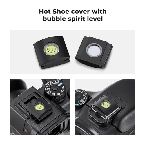 K&F Concept 2Pack Eyepiece Cover & Hot Shoe Cover Kit, Eyecup for Sony A7 A7S A7R A7M2 A7SM2 A7RM2 A7M3 A7RM3 A7RM4 A9 A9II A99M2 Camera, Viewfinder Protector Replace for Sony FDA-EP18 Eyecup
