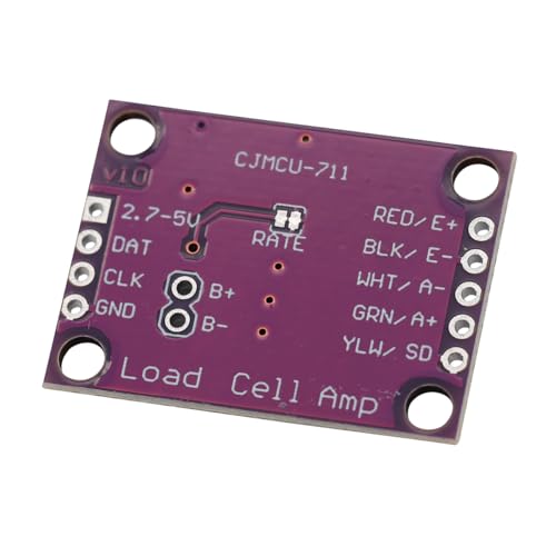 3PCS CJMCU-711 HX711 development board module Converter | High Precision Electronic Scale Load Cell 24-bit Double Channel A/D Converter Chip Converter for Electronic Precision Scales