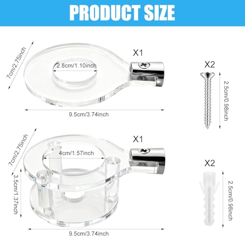 Lightsaber Wall Mount, Vertical Lightsaber Holder, Transparent Acrylic Glass Sword Holder Wall Mount for Display and Storage of Lightsabers | Transparent Lightsaber Wall Mount for Displaying and Storing Lightsabers