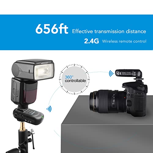 AODELAN Wireless Flash Trigger Transmitter and Receiver 2.4 GHz Frequency