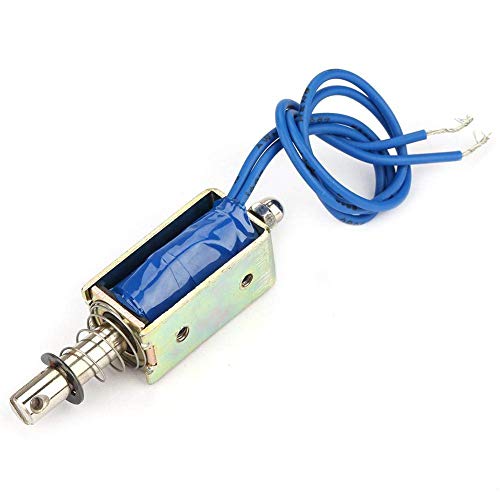 Automation Control Electromagnet 6/12/24V Elettromagnets, Pull Magnet DC 300MA DC Push Pull Electromagnets, 5N 10 mm Retractable Range (DC 6V)