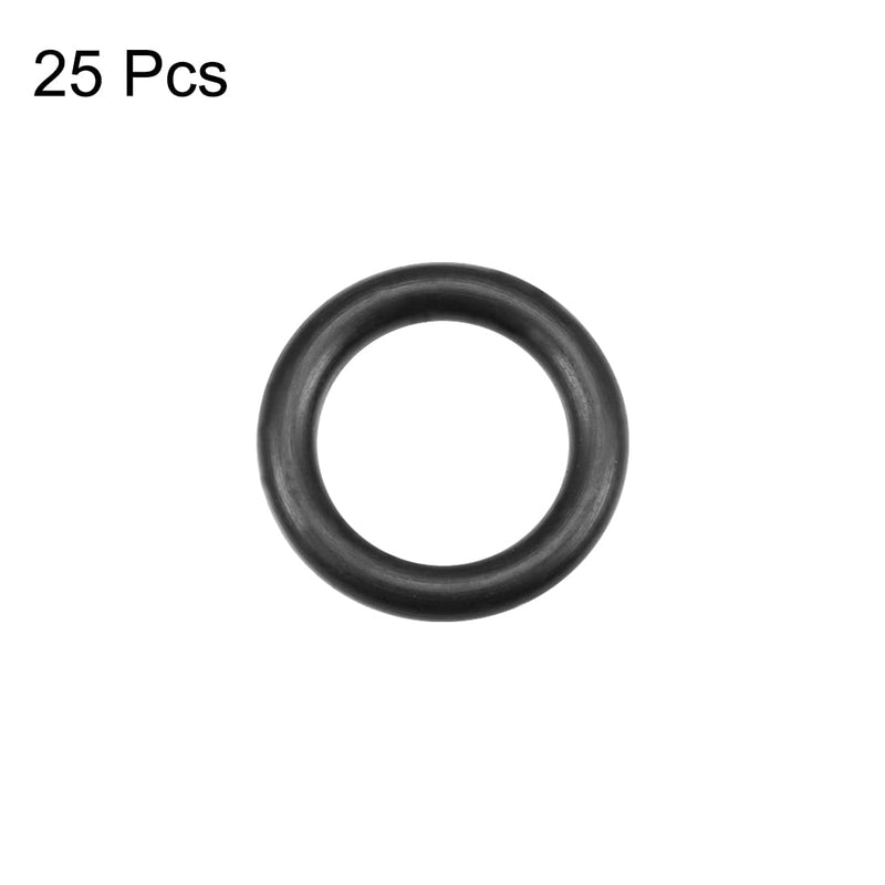 [Australia - AusPower] - uxcell Nitrile Rubber O-Rings 15mm OD 10mm ID 2.5mm Width, Metric Nitrile Rubber Sealing Gasket for Automotive Machine Plumbing, Pack of 25 10mmx15mmx2.5mm 